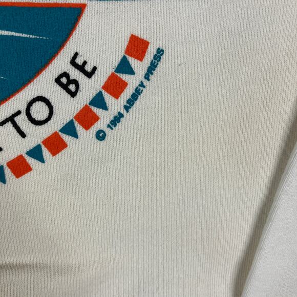 Platinum Sweats Sweater Mens Size L White Pop Pop Hanko Funny Grandpa Graphic - Picture 3 of 8